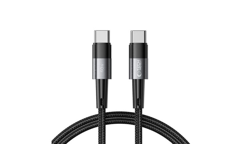 Tech-Protect UltraBoost USB-C / USB-C PD 60W 3A 1m Cable - Grey – kuva 2/3