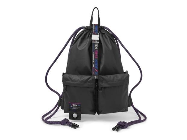 ASUS BD3700 ROG SLASH Multi-use Drawstring Bag Backpack Black