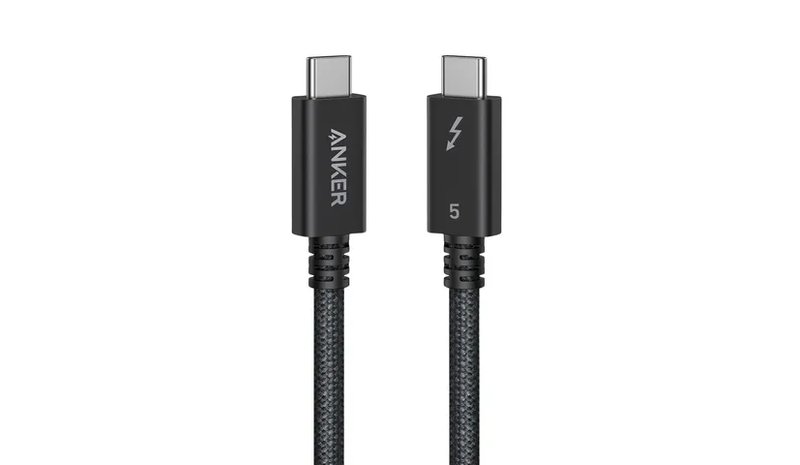 Anker Prime USB-C to USB-C Cable Thunderbolt 5 Cable - 0.5m - Black – kuva 2/2