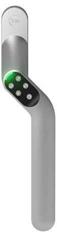Yale Smart Code Handle oikea hopea koodipainike