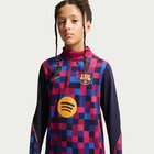 Barcelona Harjoituspaita Dri-FIT Strike - Viininpunainen/Sininen/Keltainen Lapset