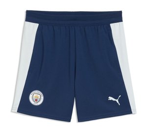 MCFC Training Short w/pocket Jr Blue Jewel-Dewdrop