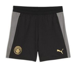 MCFC Training Short w/pocket Jr PUMA Black-Cast Iron