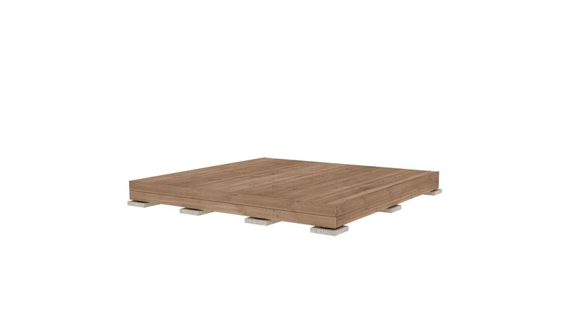 PatioN°rd Havu 3x3 kestopuu valmisterassi