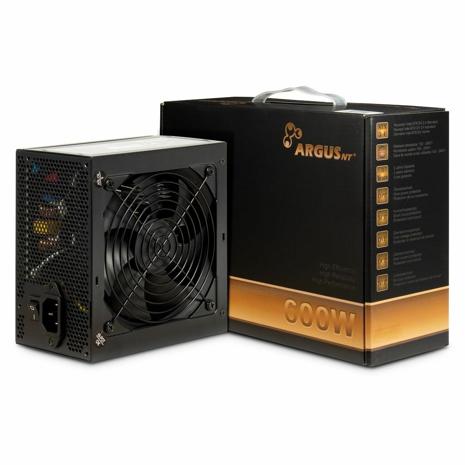 Inter-Tech Argus BPS-600 600W -virtalähde, 80 Plus Bronze