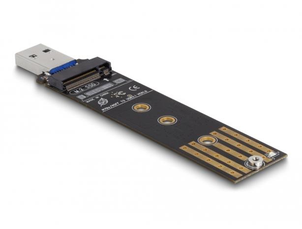DeLOCK Interface Adapter - M.2 Card (PCIe NVMe & SATA) - USB 3.2 (Gen 2)