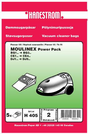 Hanestroem, pölypussit MOULINEX POWER PACK (H405)