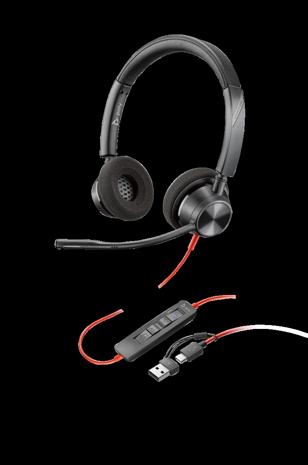 Poly Blackwire 3320-M