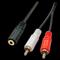 Lindy Premium audio adaptor - 25 cm – kuva 5