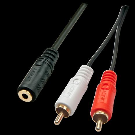 Lindy Premium audio adaptor - 25 cm – kuva 5/7