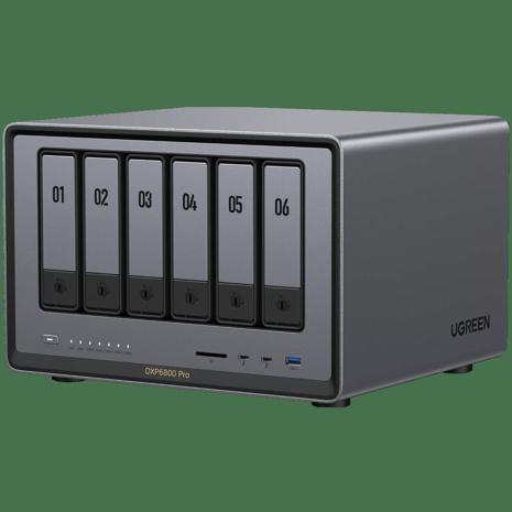 Ugreen NASync DXP6800 Pro NAS Compact Intel® Core™ i5 i5-1235U 8 GB DDR5 0 TB UGOS Pro Black