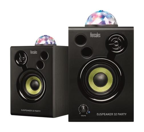 Hercules DJ Speaker 32 Party Black Wired 30 W