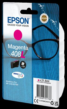 Epson 408L Spectacles DURABrite Ultra Single Magenta Ink