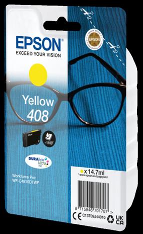 Epson 408 Spectacles DURABrite Ultra Single Yellow Ink