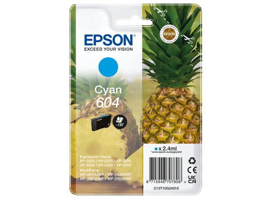 Epson Singlepack Cyan 604 Ink