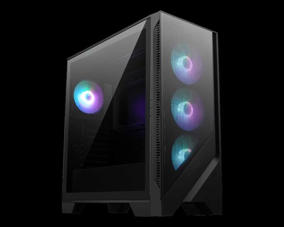 MSI MAG Forge 320R AIRFLOW Micro Tower Black, Transparent