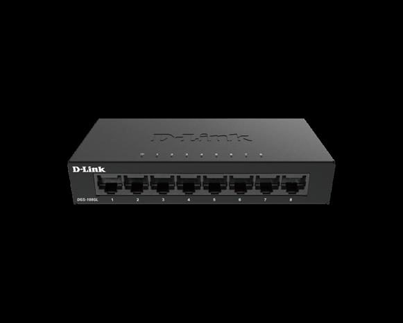 D-Link DGS-108GL/E, kytkin