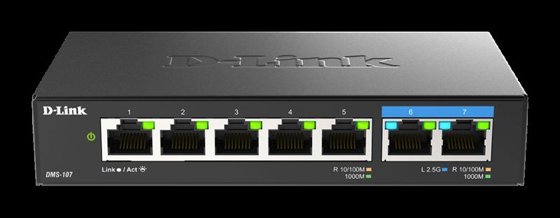 D-Link DMS-107/E, kytkin