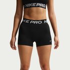 Nike Pro Trikoot 365 Mid-Rise 3'' - Musta/Valkoinen Nainen