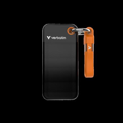 Verbatim Pocket SSD USB 3.2 Gen 2 1TB Black/Orange