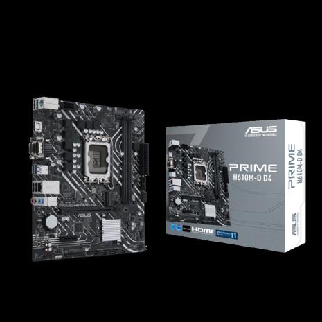 ASUS PRIME H610M-D D4 Intel H610 LGA 1700 micro ATX