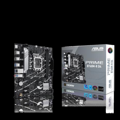 ASUS PRIME B760M-R D4 Intel B760 LGA 1700 micro ATX