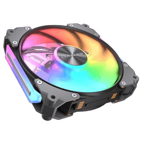 COUGAR Case Fan Apolar 120 ARGB, Reverse Blade, Black