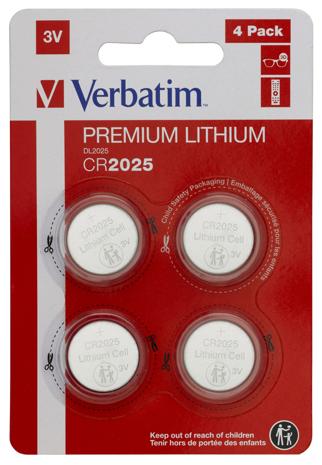 Verbatim CR2025 Single-use battery Lithium – kuva 2/4