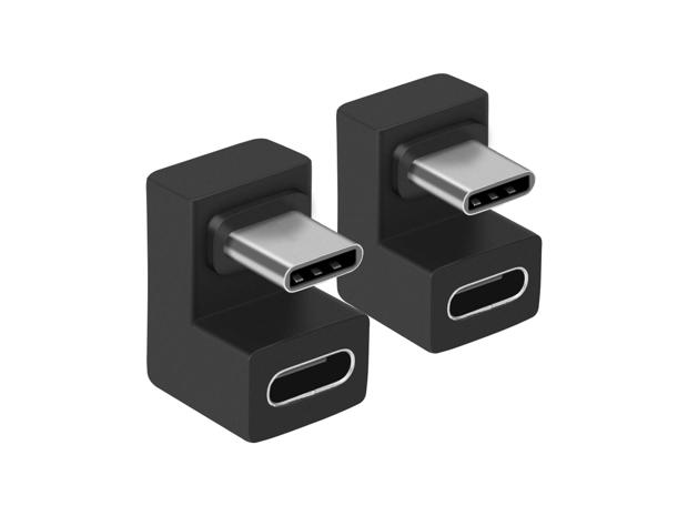 Equip USB-C U plug adapter, 10Gbps, PD 100W, 2-Pack