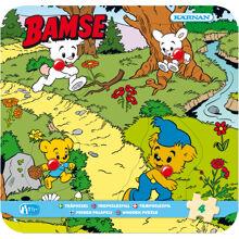 Bamse metsässä Nuppipalapeli puusta 4 palaa Kärnan – kuva 2/4