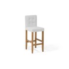 Baarituoli Madison 45 cm - Valkoinen