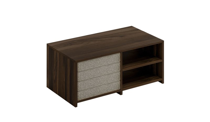 Kavon sohvapöytäsetti 90x44,1x45 cm - Walnut