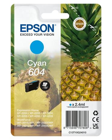 Epson Singlepack Cyan 604 Ink