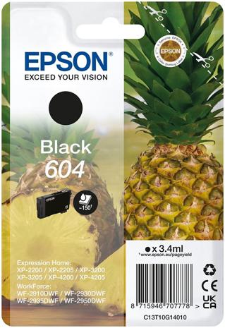 Epson 604 Pineapple Singlepack Black Ink