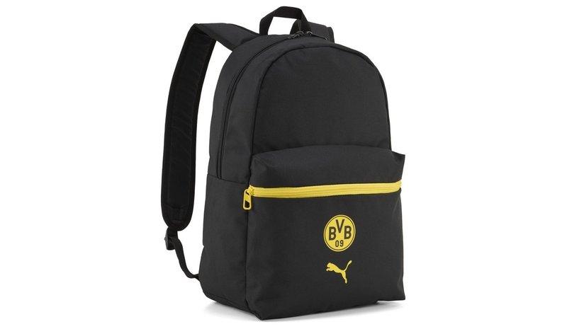 BVB ESS Backpack PUMA Black-Faster Yellow
