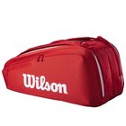 Wilson Redline V1 Racket Bag 9Pk Red, Tennislaukut