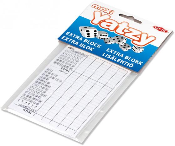 Tactic Maxi Yatzy extra block (scan)