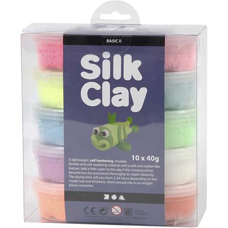Creativ Company Silk Clay Muovailumassa Basic 2