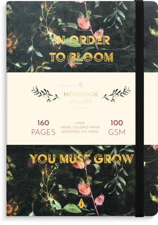Burde Notebook Deluxe A5 flower