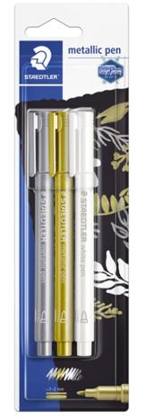 Staedtler METALLIC PEN 2+1/BK