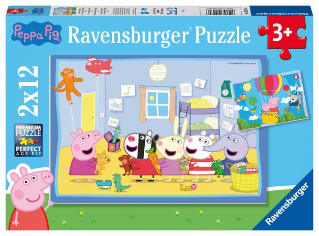Ravensburger Palapeli Pipsa Possu 2x12