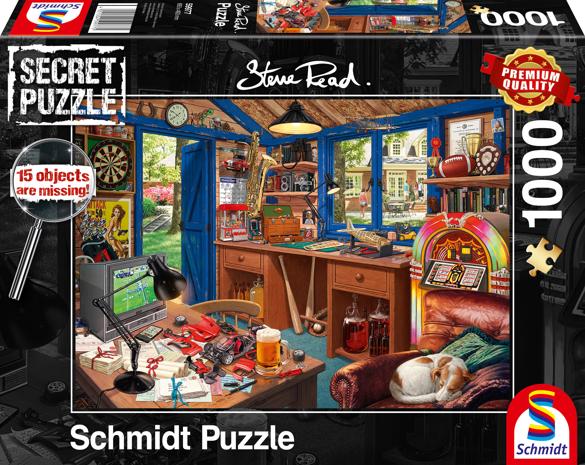 Schmidt Steve Read: Father´s Workshop - Secret Puzzles 1000p palapeli – kuva 5/7