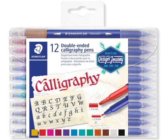 Staedtler Double-ended calligr. pens 12pcs