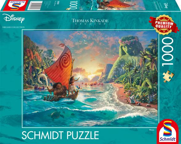 Schmidt Thomas Kinkade: Disney, Vaiana, Moana 1000p palapeli