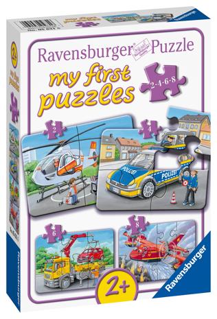 Ravensburger Palapelit My Emergency Vehicles 2/4/6/8 – kuva 7/8