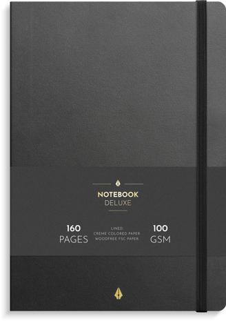 Burde Notebook Deluxe B5 black