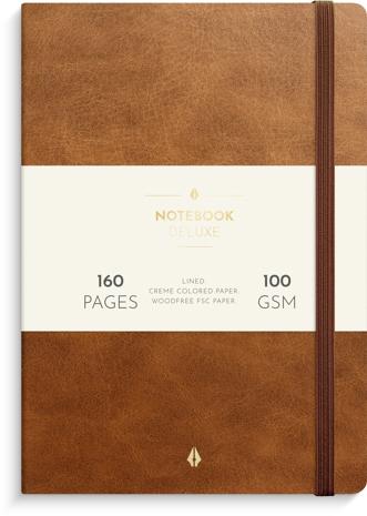 Burde Notebook Deluxe A5 brown