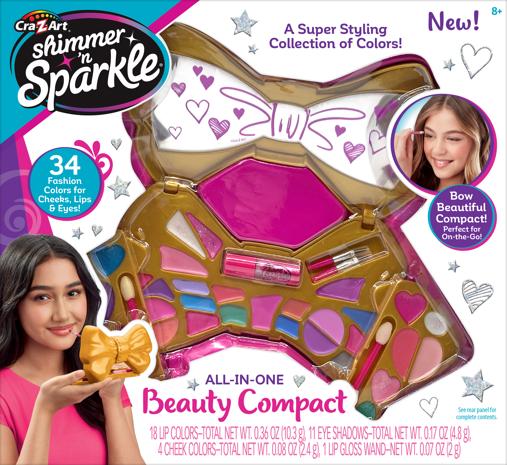 SHIMMER N SPARKLE - BOW BEAUTIFUL COMPACT (65574)