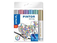 Pilot - Marker Pintor Medium Metal Mix 1,4 ass (6)
