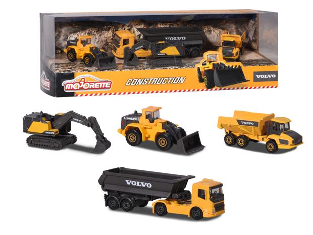 Majorette Volvo Construction Lahjapakkaus 4-pack – kuva 7/8